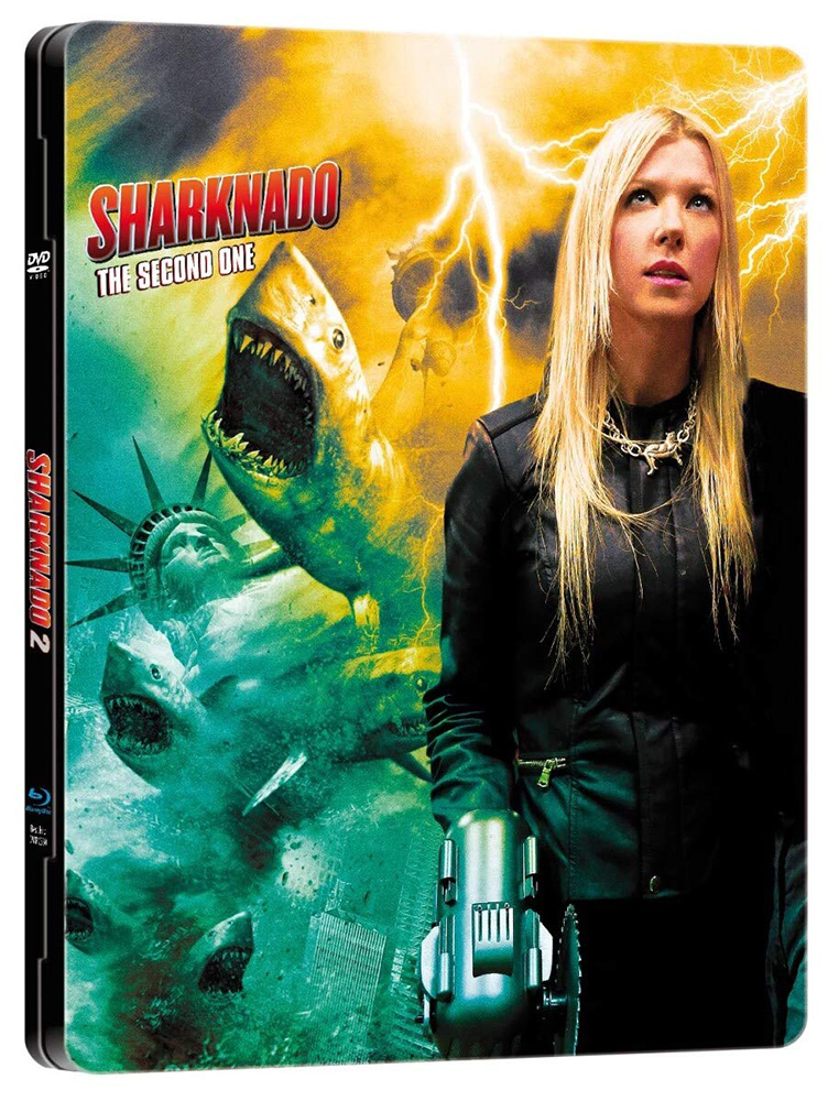 Sharknado 2 - The Second One (Blu-Ray+DVD) - Limited 1000 Steel Edition - Uncut + Bonusfilm Sharknado 2 - The Second One (Blu-Ray+DVD) - Limited 1000 Steel Edition - Uncut + Bonusfilm