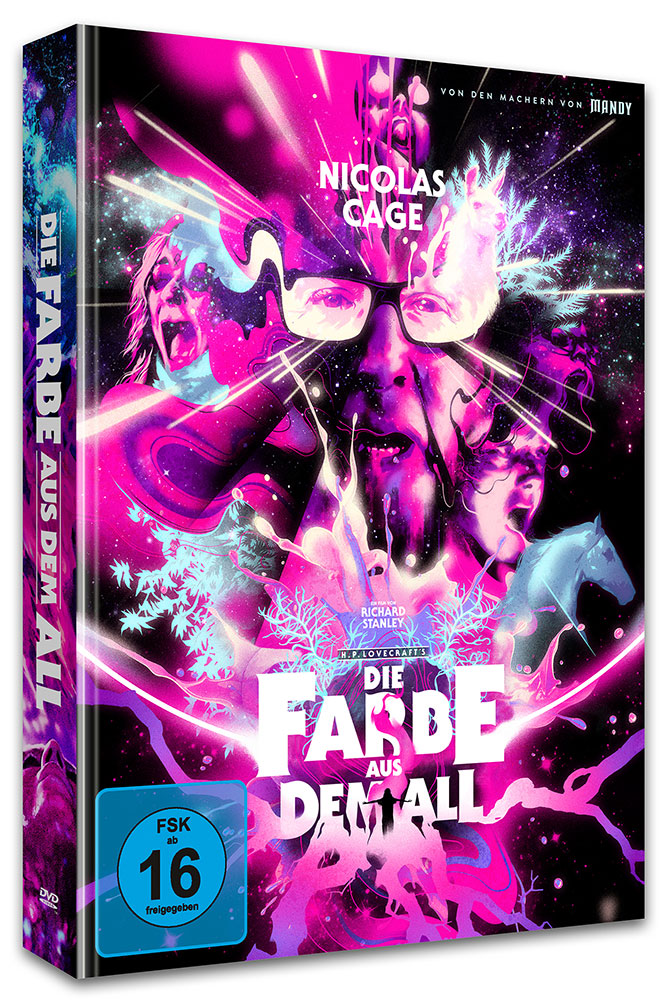 Die Farbe aus dem All (4K UHD+2Blu-Ray) (3Discs) - Cover B - Mediabook