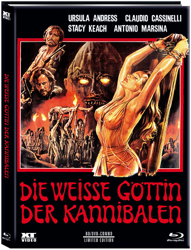 Die weiße Göttin der Kannibalen (Blu-Ray+DVD) - Cover B - Mediabook - Limited 555 Edition