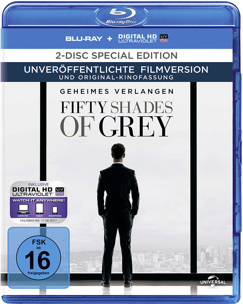 50 Shades Of Grey (Blu-Ray) (2Discs) - Unrated - Special Edition