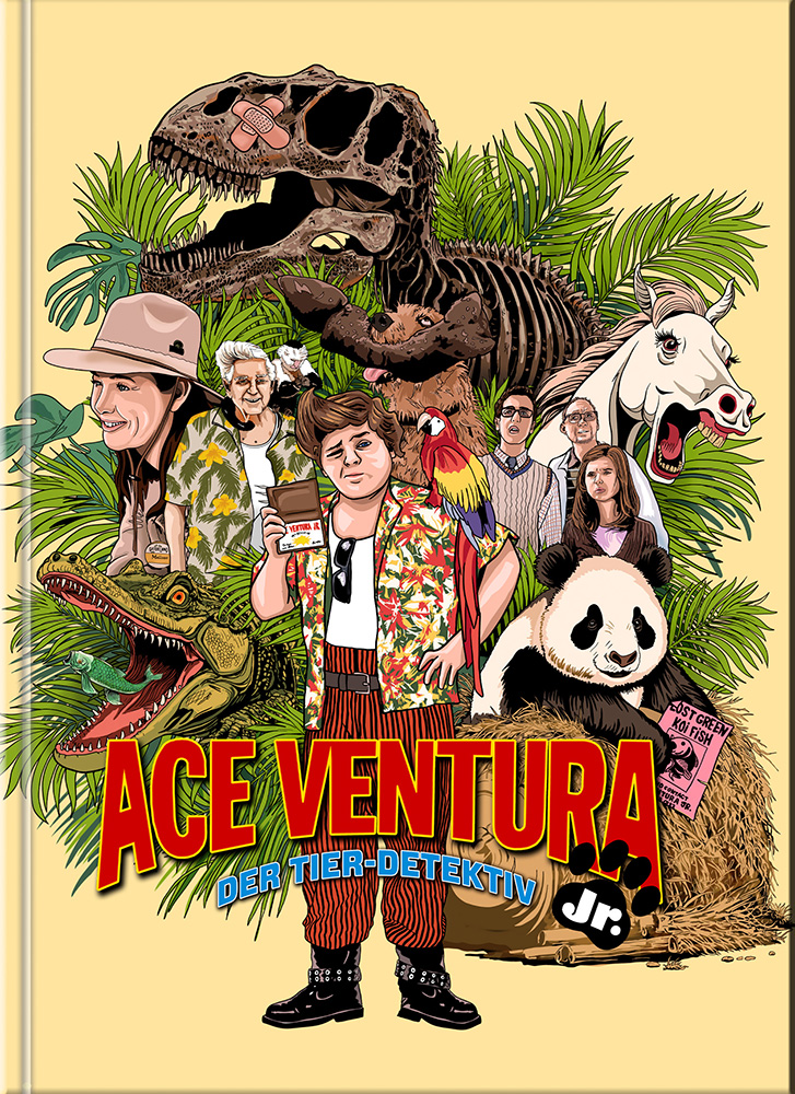 Ace Ventura Jr. - Der Tier-Detektiv (Blu-Ray+DVD) - Cover B - Mediabook - Limited 66 Edition Ace Ventura Jr. - Der Tier-Detektiv (Blu-Ray+DVD) - Cover B - Mediabook - Limited 66 Edition