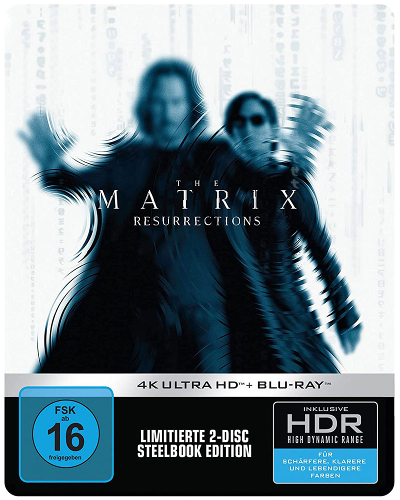 Matrix Resurrections (4K UHD+Blu-Ray) - Limited SteelBook Edition (Neo & Trinity)