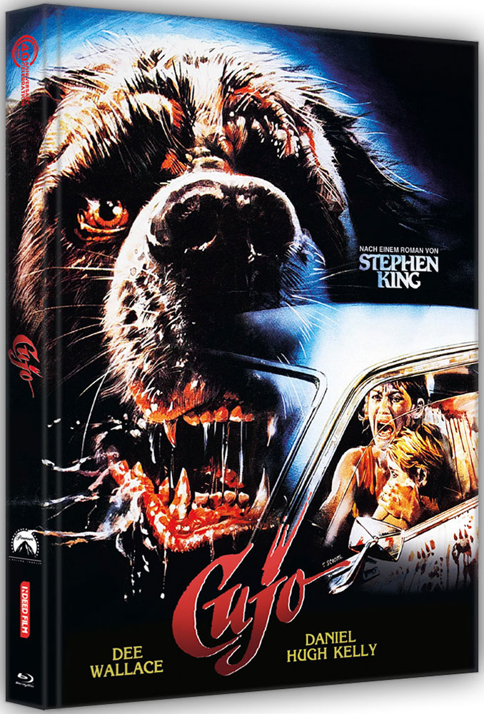 Stephen Kings Cujo - Cover B - Mediabook (Wattiert) (Blu-Ray) (2Discs) - Limited 333 Edition - Uncut Stephen Kings Cujo - Cover B - Mediabook (Wattiert) (Blu-Ray) (2Discs) - Limited 333 Edition - Uncut