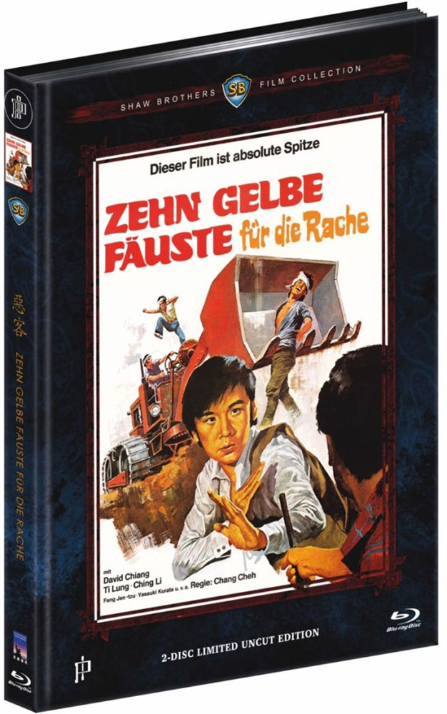 Zehn gelbe Fäuste für die Rache (Blu-Ray+DVD) - Cover B - Mediabook - Limited 444 Edition Zehn gelbe Fäuste für die Rache (Blu-Ray+DVD) - Cover B - Mediabook - Limited 444 Edition
