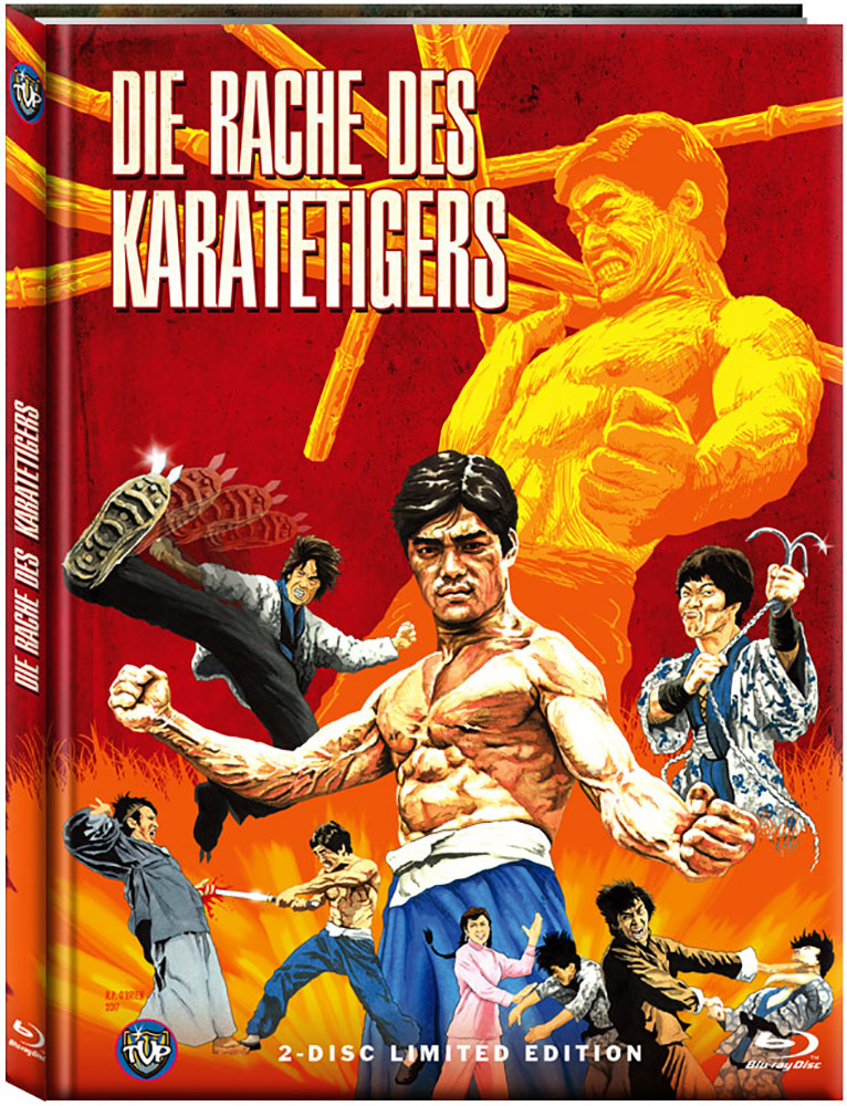 Die Rache des Karatetigers (Blu-Ray+DVD) - Cover C - Mediabook - Limited 333 Edition - Uncut