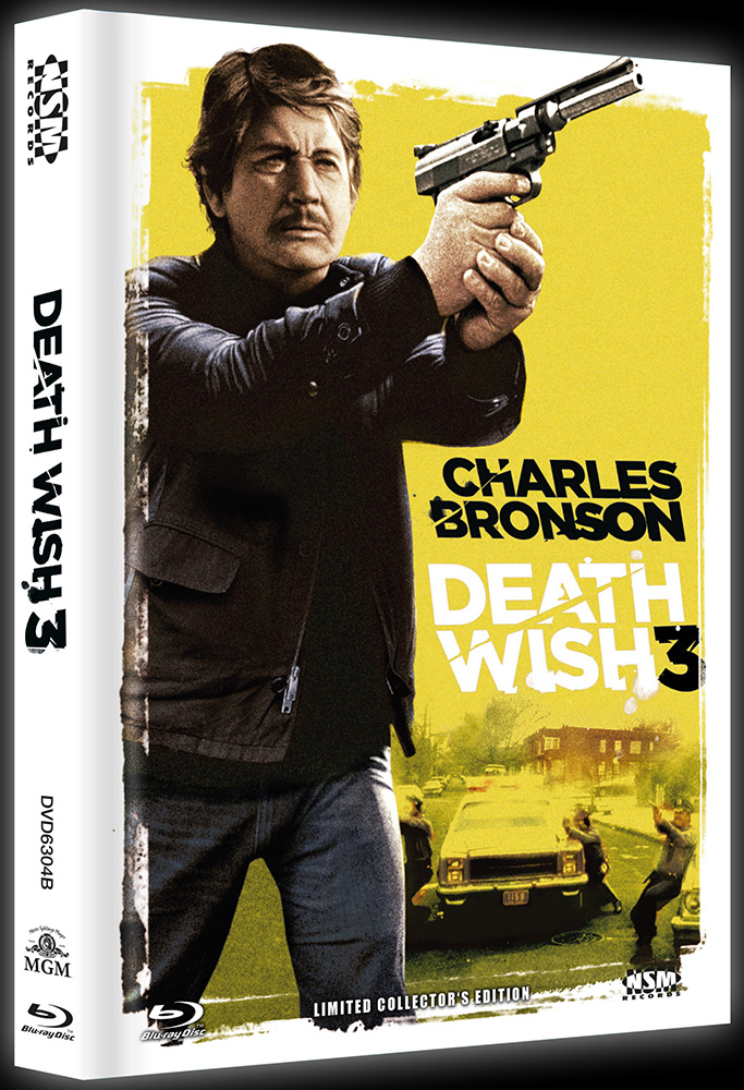 Death Wish 3 - Der Rächer von New York (Blu-Ray+DVD) - Cover B - Mediabook - Uncut - Limited 777 Edition