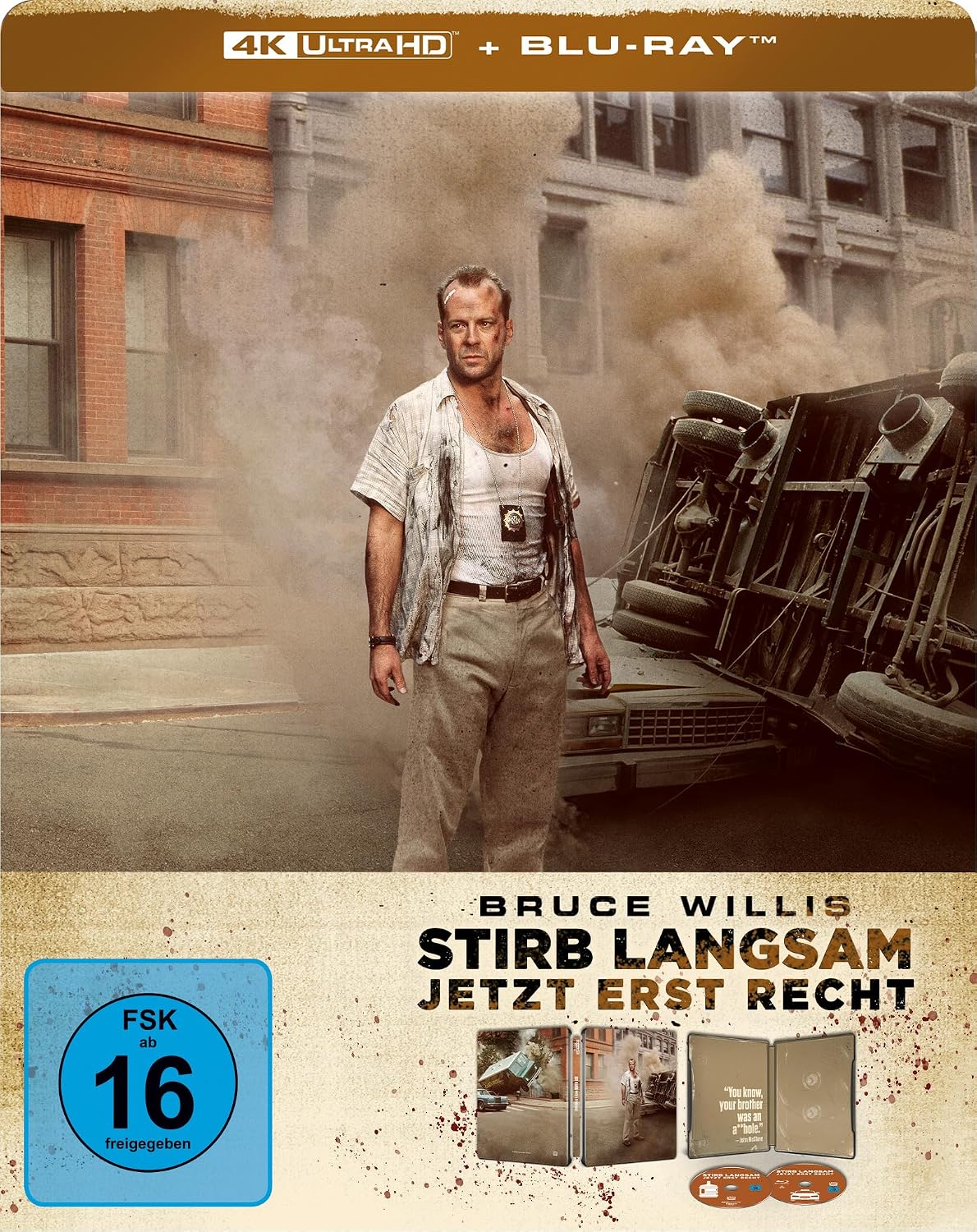Stirb langsam 3 - Jetzt erst recht (4K UHD+Blu-Ray) - Limited SteelBook Edition