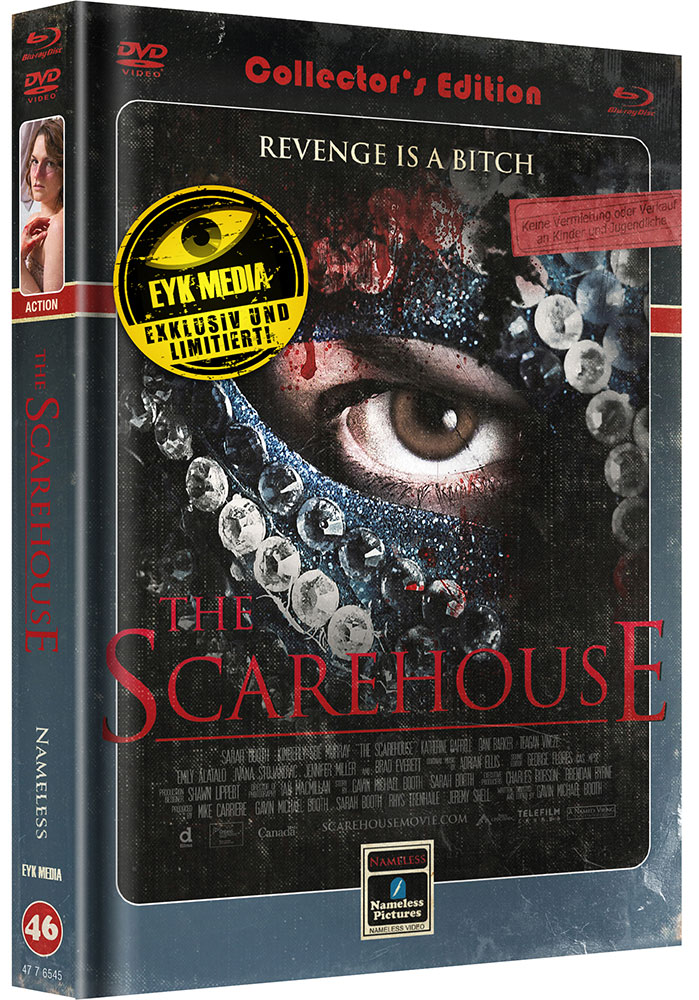 The Scarehouse (Blu-Ray+DVD) - Cover C - Mediabook - Limited 333 Edition - Uncut