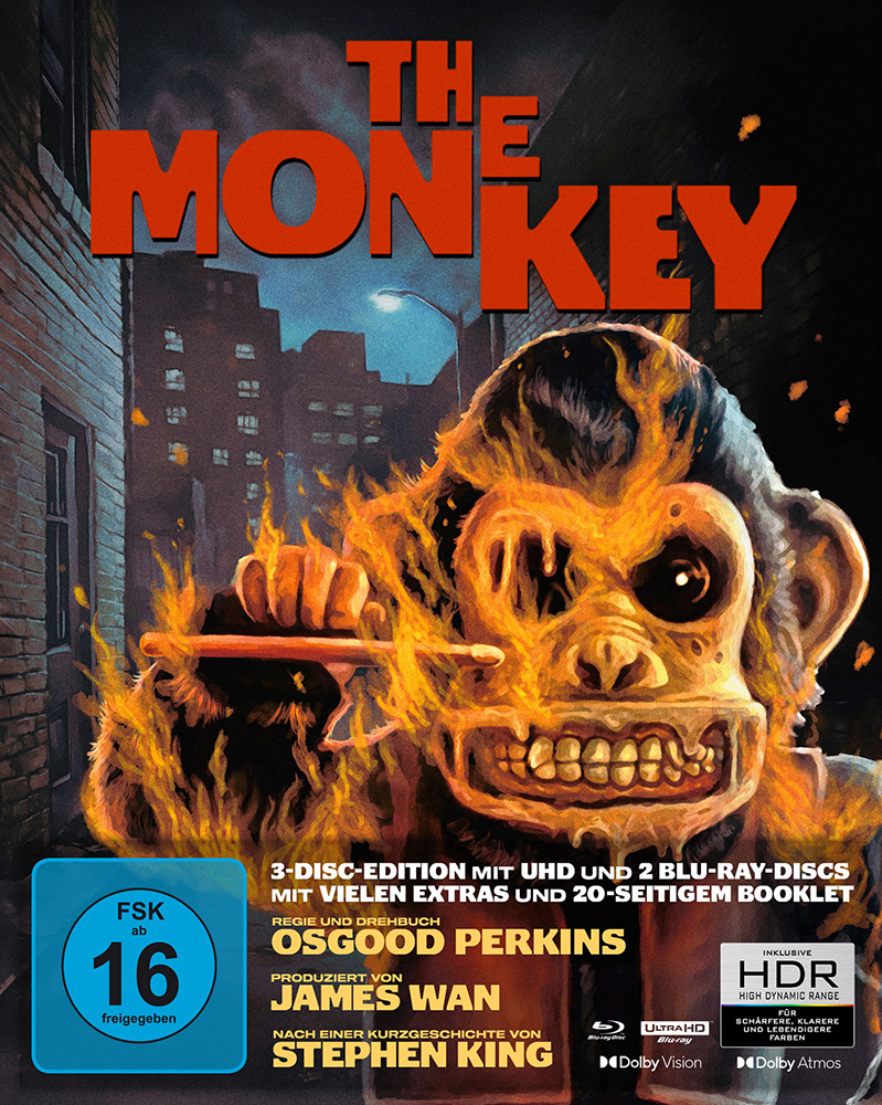 The Monkey (4K UHD+Blu-Ray) (3Discs) - Mediabook - Limited Edition