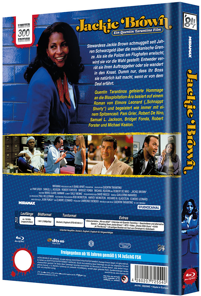 Jackie Brown (Blu-Ray) - Cover E - Mediabook - Limited 300 Edition