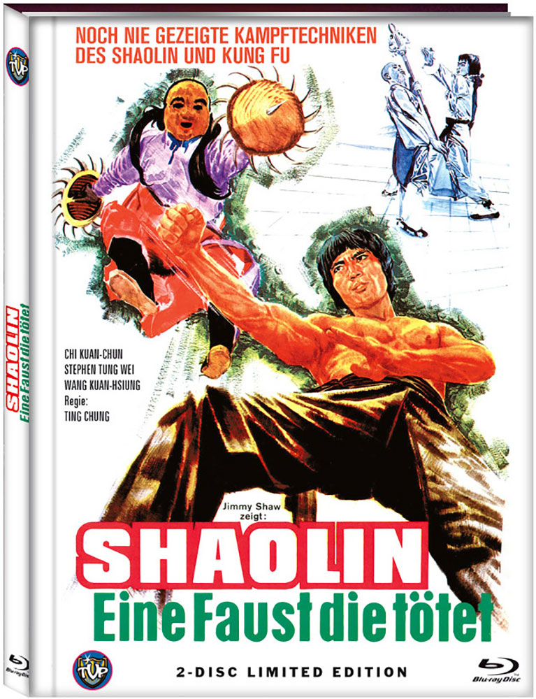 Shaolin - Eine Faust die tötet (Blu-Ray+DVD) - Cover A - Mediabook - Limited 333 Edition