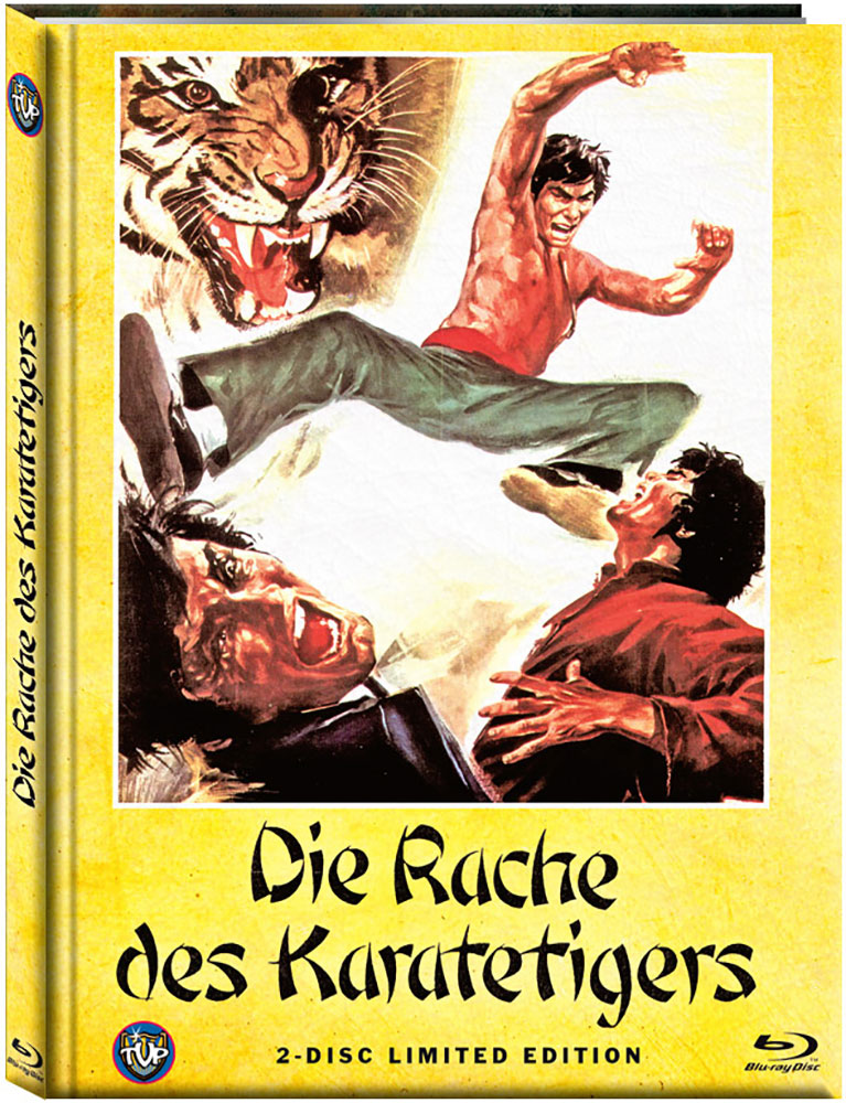 Die Rache des Karatetigers (Blu-Ray+DVD) - Cover A - Mediabook - Limited 444 Edition - Uncut