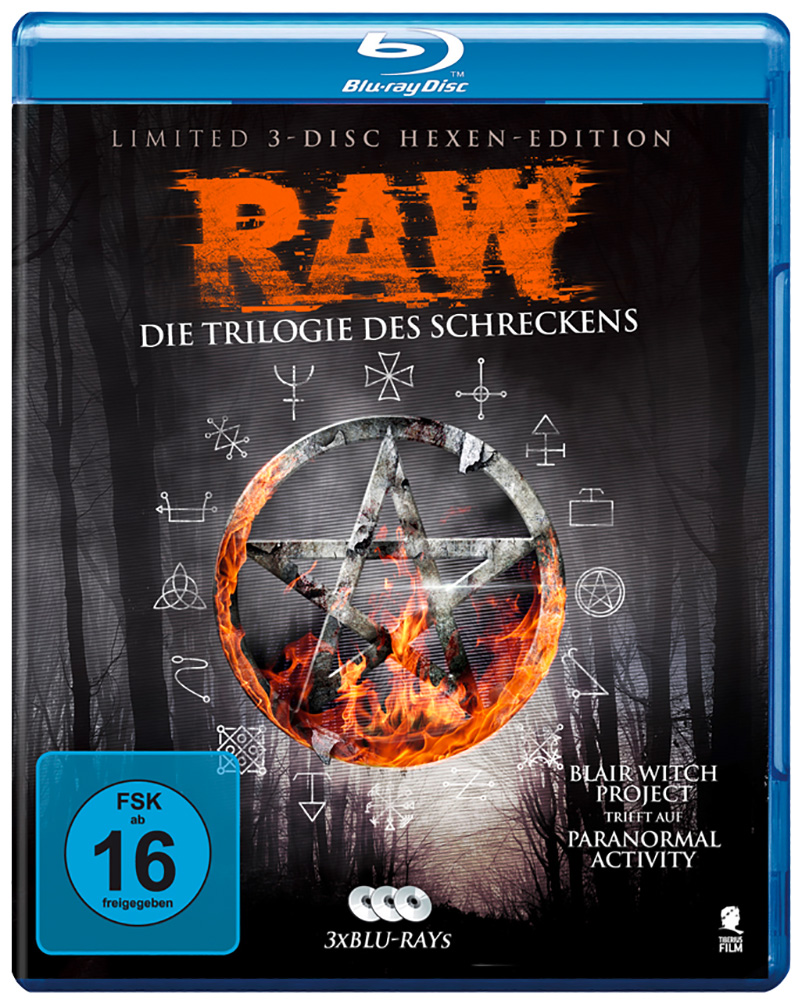 Raw 1-3 - Die Trilogie des Schreckens (Blu-Ray) (3Discs) Raw 1-3 - Die Trilogie des Schreckens (Blu-Ray) (3Discs)