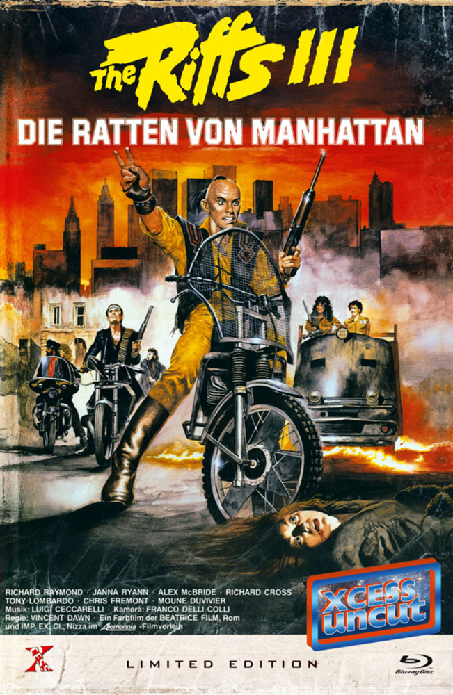 The Riffs 3 - Die Ratten von Manhattan (Blu-Ray) - große Hartbox - Limited 88 Edition - Uncut