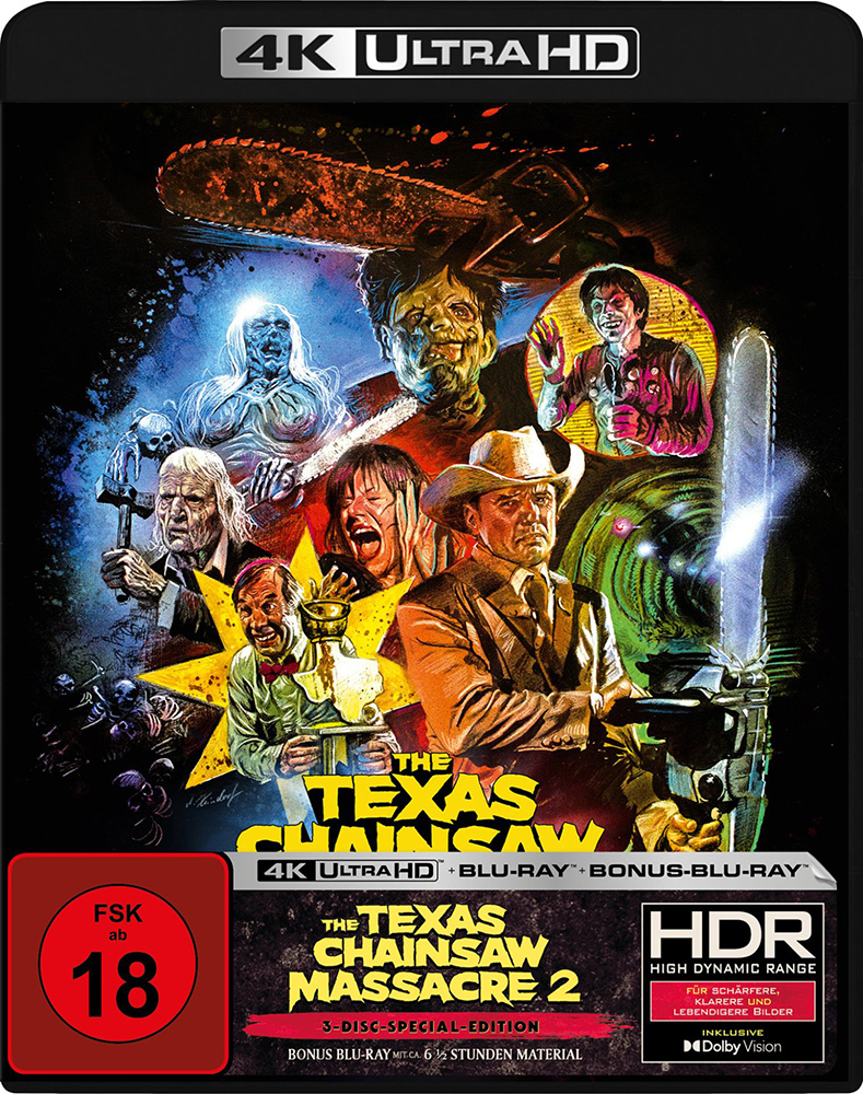 The Texas Chainsaw Massacre 2 (4K UHD+2Blu-Rays)