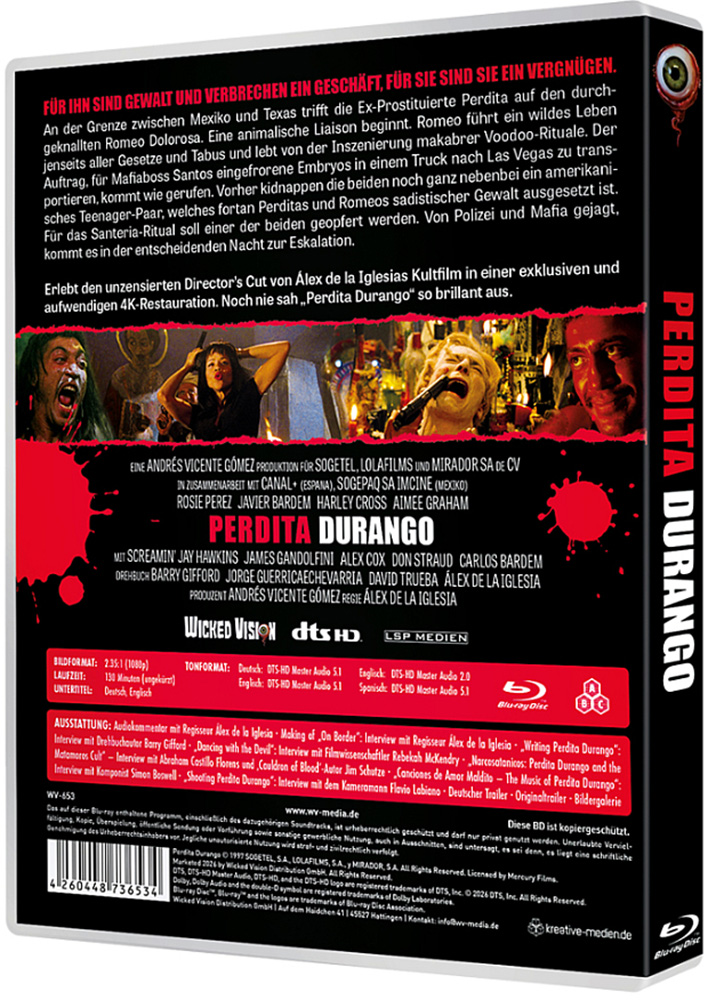 Perdita Durango (Blu-Ray) - Limited Edition - Scanavo Box