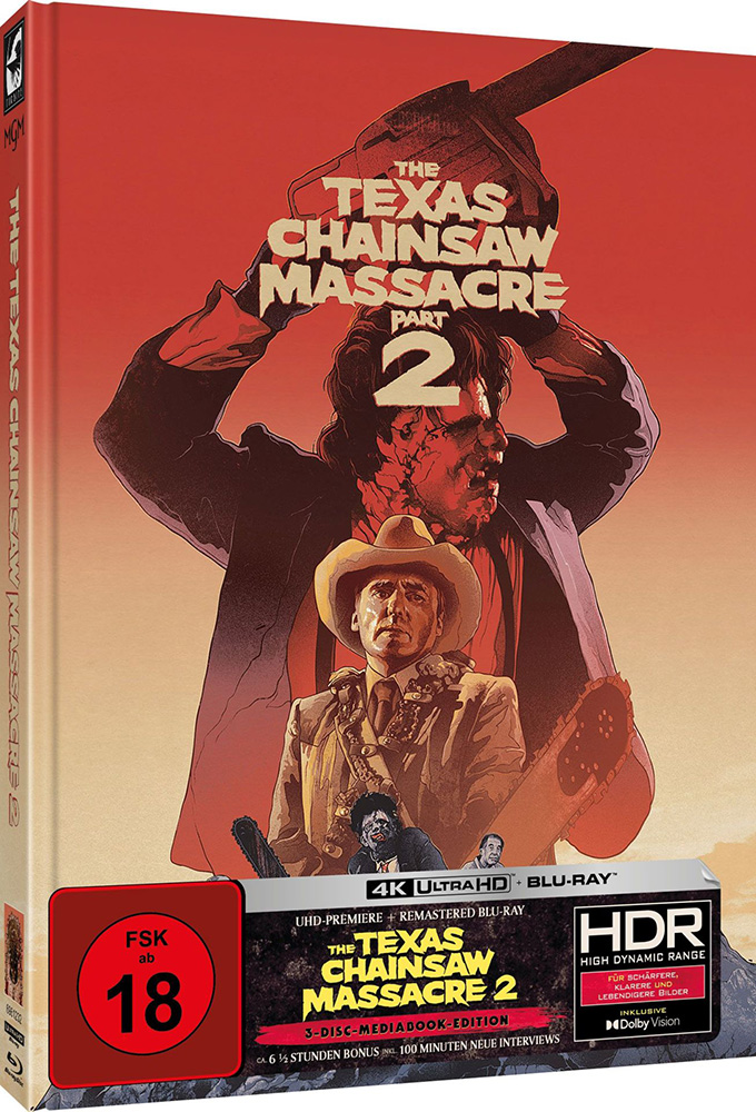 The Texas Chainsaw Massacre 2 (4K UHD+Blu-Ray) (3Discs) - Cover C - Mediabook - Limited Edition The Texas Chainsaw Massacre 2 (4K UHD+Blu-Ray) (3Discs) - Cover C - Mediabook - Limited Edition
