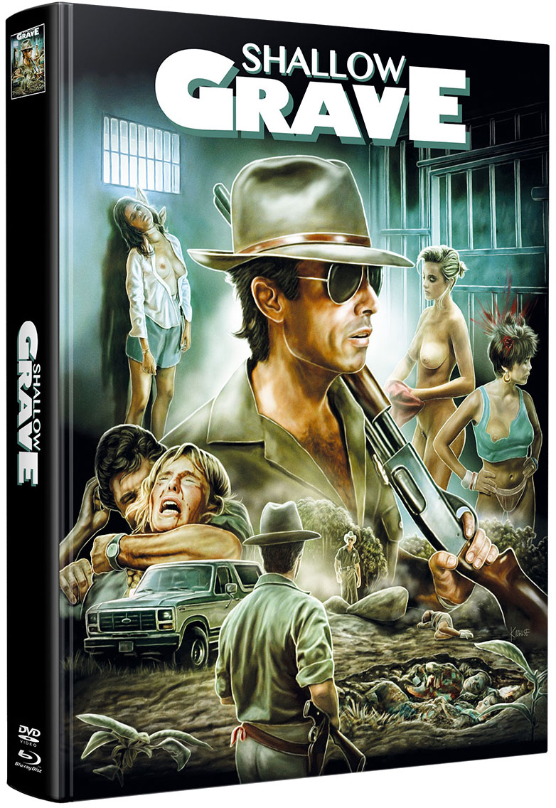 Shallow Grave (Blu-ray) (2Discs) - Mediabook (Wattiert) - Limited 133 Edition Shallow Grave (Blu-ray) (2Discs) - Mediabook (Wattiert) - Limited 133 Edition