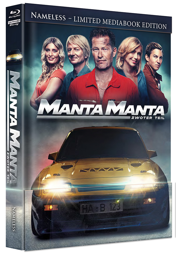 Manta Manta - Zwoter Teil (4K UHD+Blu-Ray) - Cover A - Mediabook - Limited 222 Edition