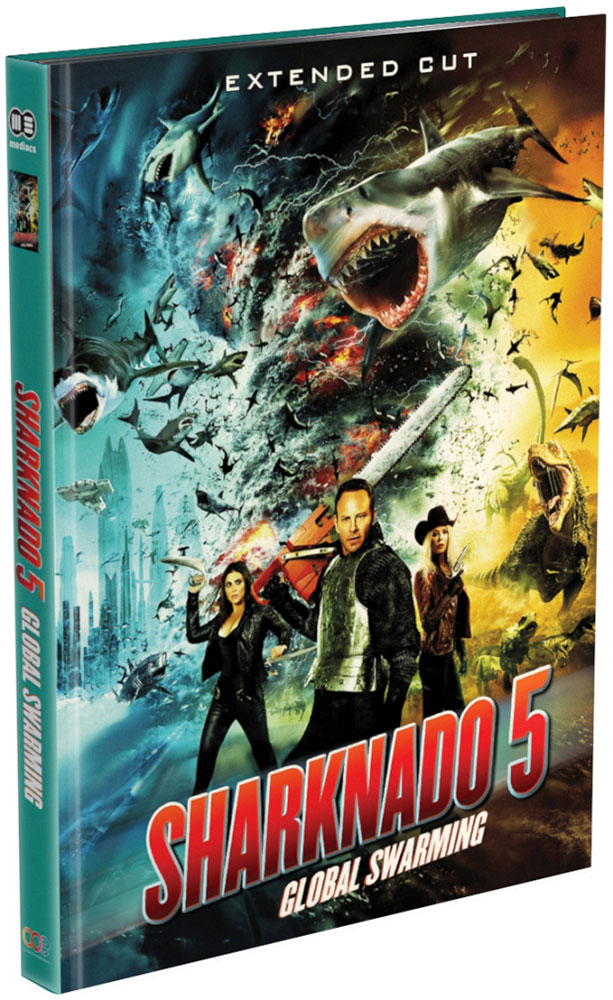 Sharknado 5 - Global Swarming - Extended Cut - Mediabook (Blu-Ray+DVD) - Limited 999 Edition