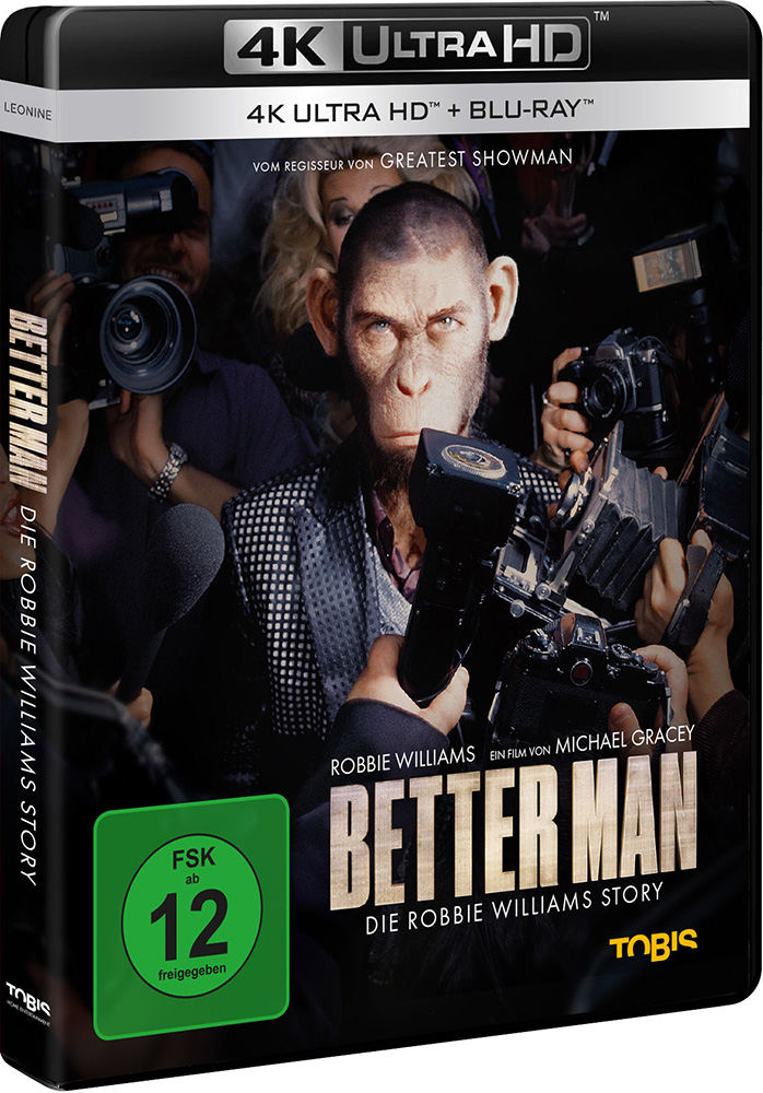 Better Man - Die Robbie Williams Story (4K UHD+Blu-Ray) Better Man - Die Robbie Williams Story (4K UHD+Blu-Ray)