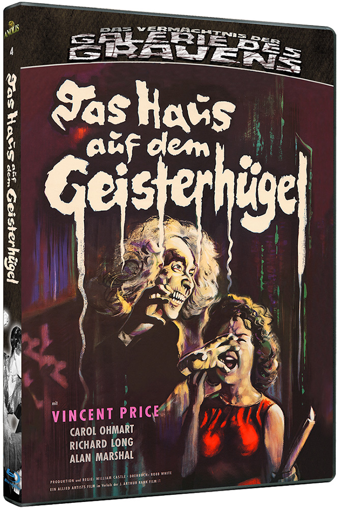 Das Haus auf dem Geisterhügel (Blu-ray) - Vermächtnis der Galerie des Grauens 04 Das Haus auf dem Geisterhügel (Blu-ray) - Vermächtnis der Galerie des Grauens 04