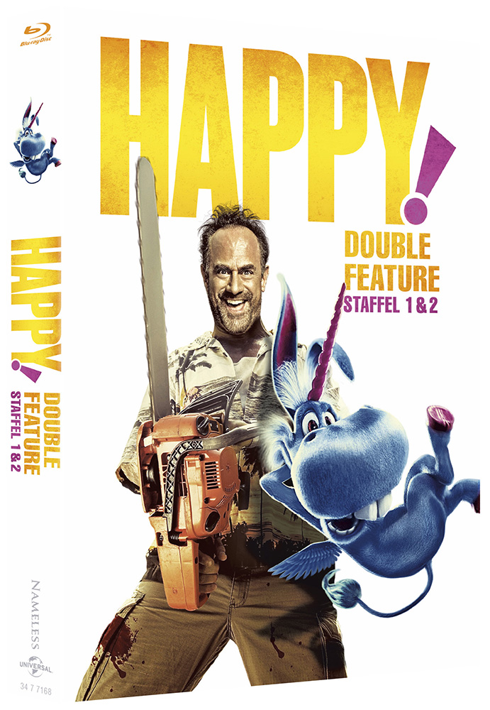Happy! - Staffel 1&2 (Blu-Ray) (4Discs) - Cover B - Mediabook - Limited 333 Edition