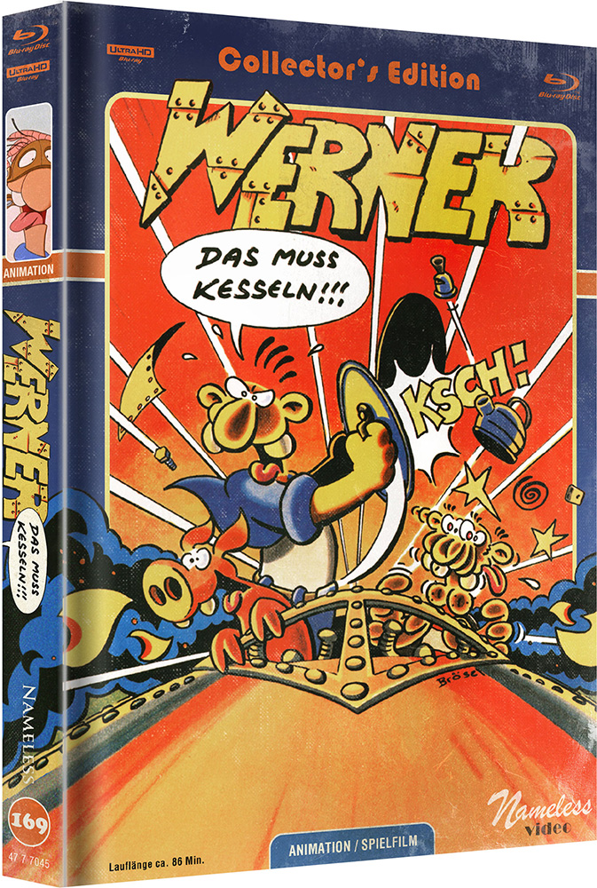Werner - Das muss kesseln (4K UHD+Blu-Ray) - Cover C - Mediabook - Limited 333 Edition