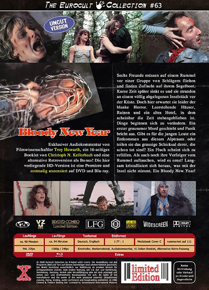 Bloody New Year (Blu-Ray+DVD) - Cover C - Mediabook - Limited 111 Edition