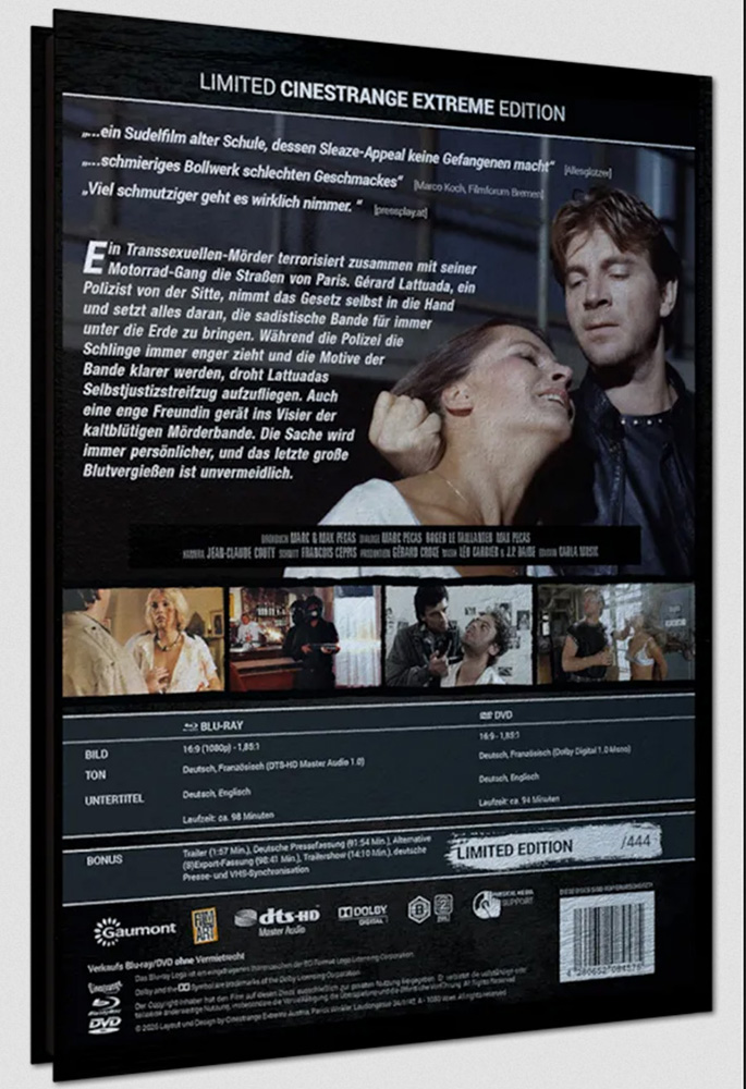 Todes-Brigade (Blu-Ray+DVD) - Cover A - Mediabook - Limited 444 Edition