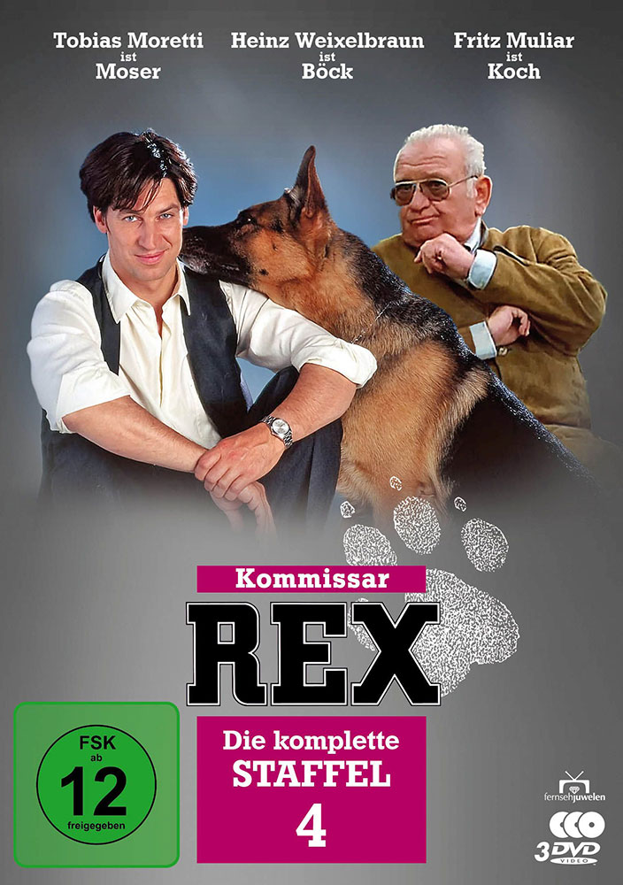 Kommissar Rex - Die komplette 4. Staffel (3DVD)