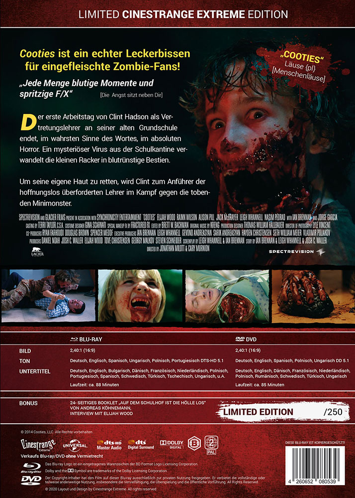 Cooties (Blu-Ray+DVD) - Cover A - Mediabook - Limited 250 Edition
