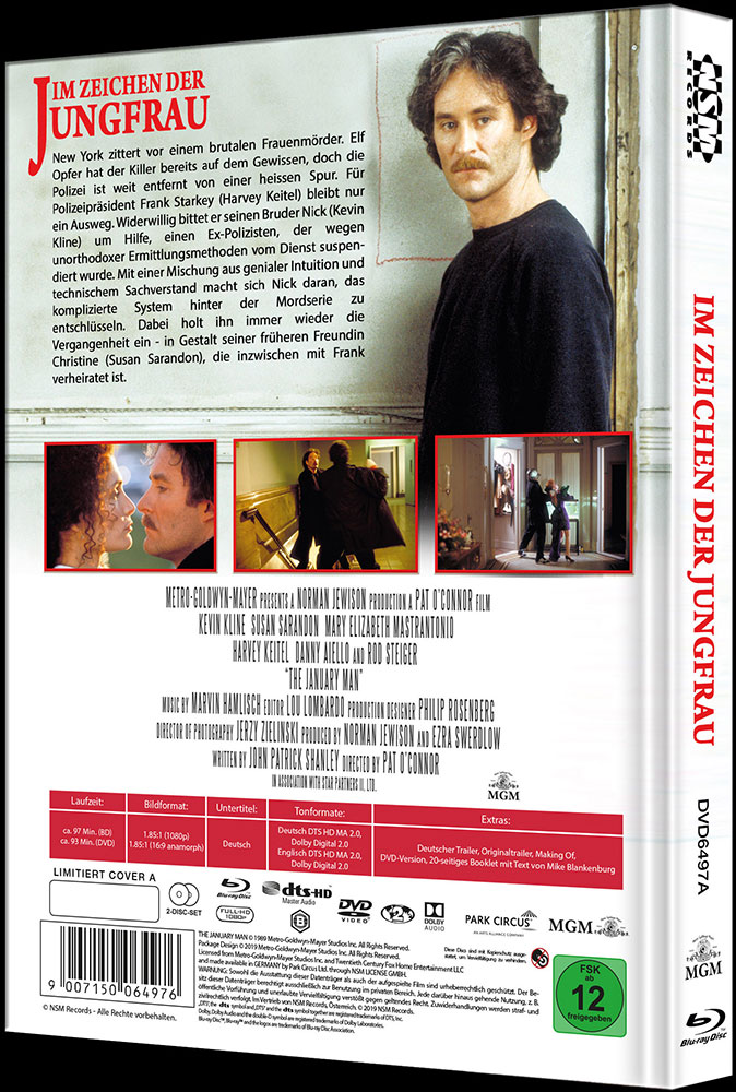 Im Zeichen der Jungfrau (Blu-Ray+DVD) - Cover A - Mediabook - Limited 222 Edition - Uncut