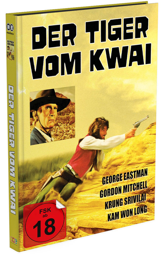 Der Tiger vom Kwai - Cover C - Mediabook (Blu-Ray+DVD) - Limited Edition Der Tiger vom Kwai - Cover C - Mediabook (Blu-Ray+DVD) - Limited Edition