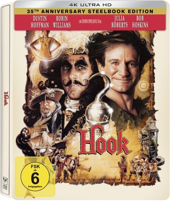 Hook (4K UHD) (2Discs) - SteelBook - Limited Edition - 35th Anniversary Edition