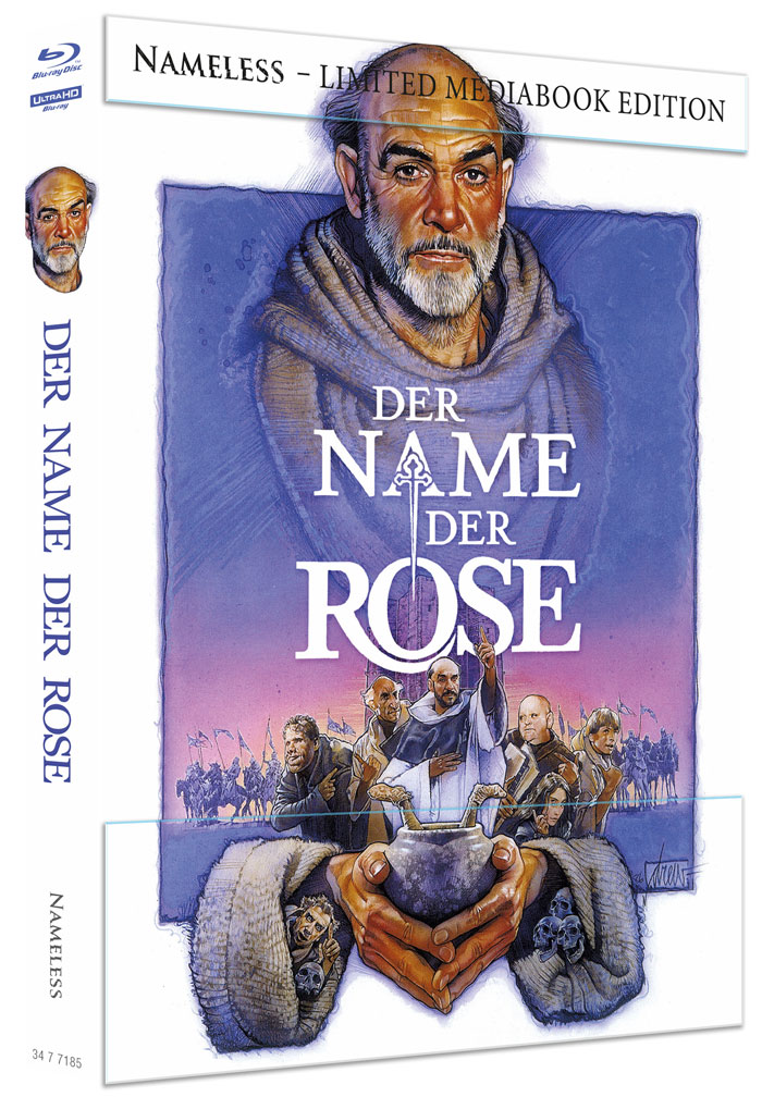 Der Name der Rose (4K UHD+Blu-ray) - Cover B - Mediabook - Limited 333 Edition