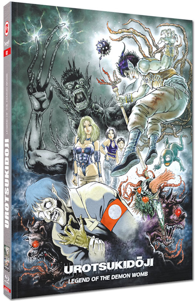 Urotsukidoji II - Legend of the Demon Womb - Cover C - Mediabook (Blu-Ray+DVD) - Limited Edition Urotsukidoji II - Legend of the Demon Womb - Cover C - Mediabook (Blu-Ray+DVD) - Limited Edition
