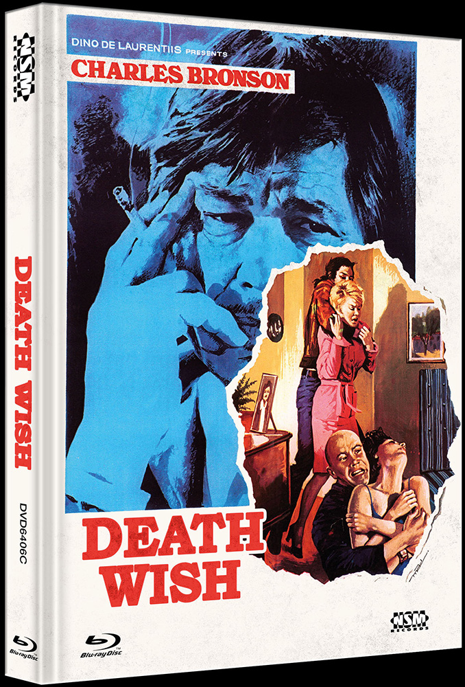 Death Wish 1 - Ein Mann sieht rot (Blu-Ray+DVD) - Cover C - Mediabook - Limited 333 Edition