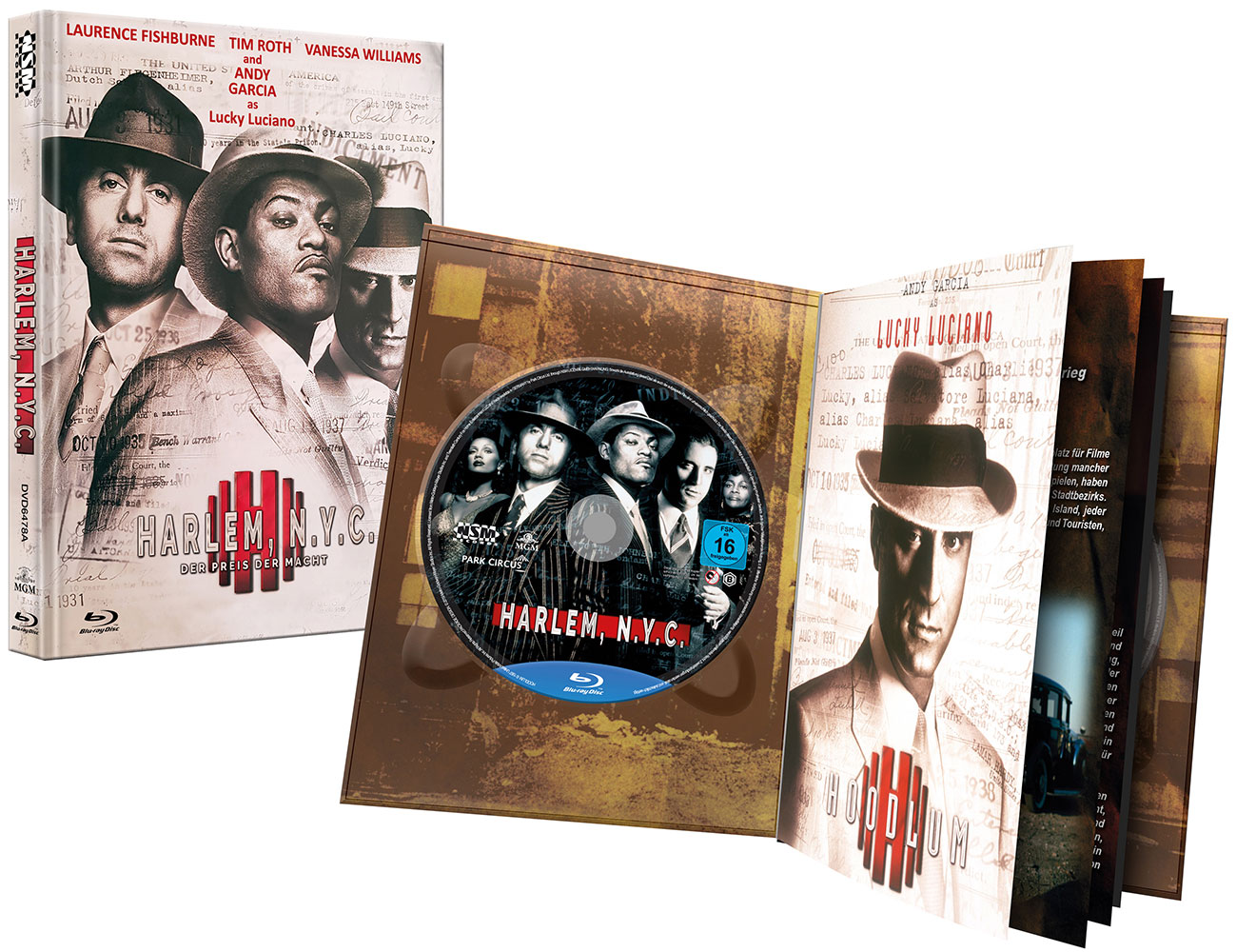 Harlem, N.Y.C. - Der Preis der Macht (Blu-Ray+DVD) - Cover A - Mediabook - Limited 333 Edition