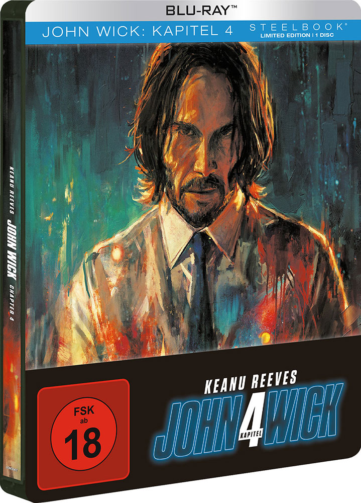 John Wick: Kapitel 4 (Blu-Ray) - Limited Steelbook Edition John Wick: Kapitel 4 (Blu-Ray) - Limited Steelbook Edition