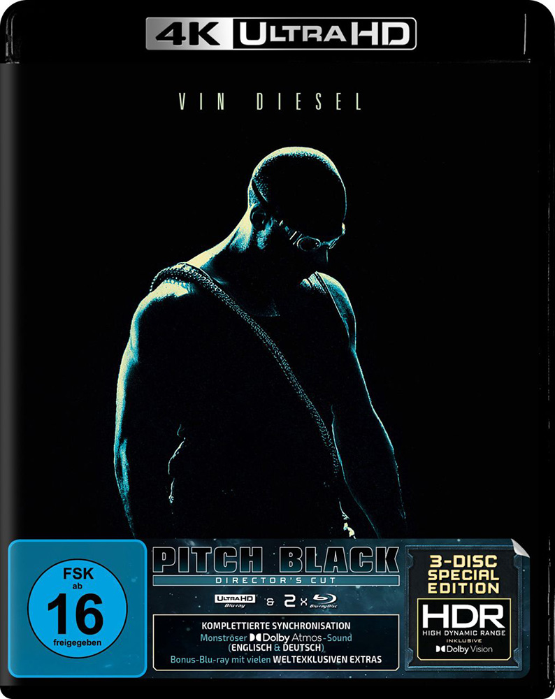 Pitch Black (4K UHD+2Blu-Ray) (3Discs) - Directors Cut Pitch Black (4K UHD+2Blu-Ray) (3Discs) - Directors Cut
