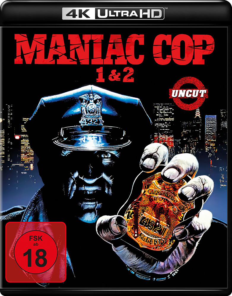 Maniac Cop 1&2 (4K UHD) (2Discs) - Keep Case Maniac Cop 1&2 (4K UHD) (2Discs) - Keep Case