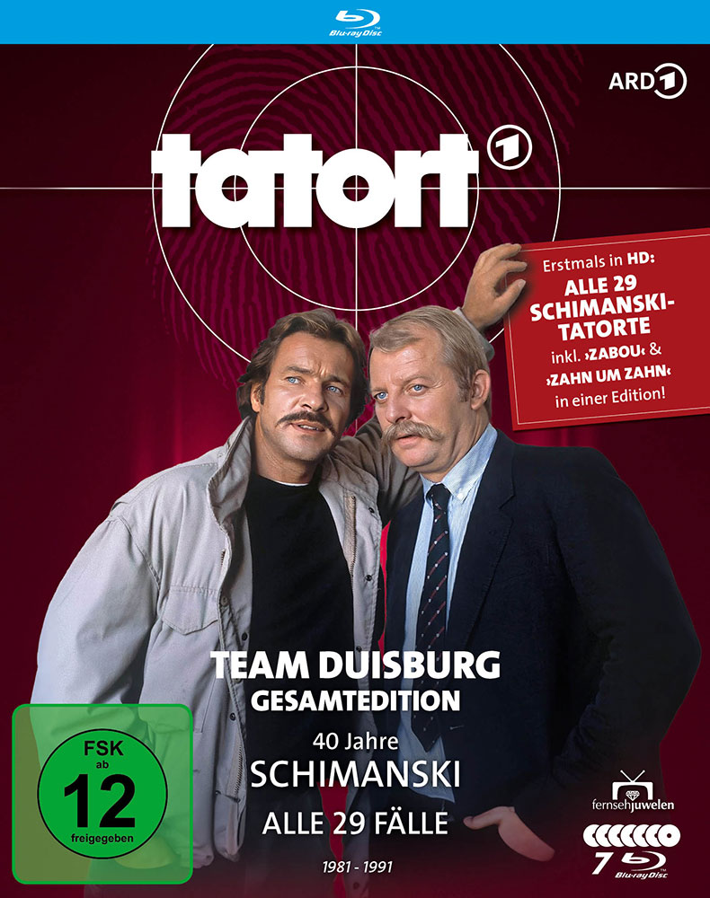 Tatort Duisburg - 40 Jahre Schimanski -  (Blu-Ray) (7Discs) - Gesamtedition: Alle 29 Folgen