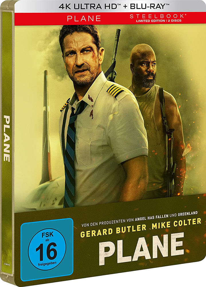 Plane (4K UHD+Blu-Ray) - Limited SteelBook Edition