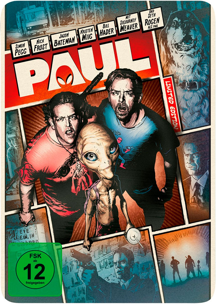 Paul - Ein Alien auf der Flucht (Blu-Ray) - Reel Heroes Limited SteelBook Edition