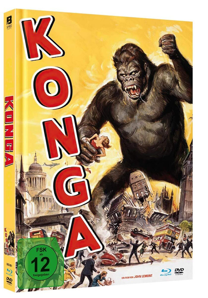 Konga - Erbe von King Kong (Blu-Ray+DVD) - Mediabook - Limited Edition Konga - Erbe von King Kong (Blu-Ray+DVD) - Mediabook - Limited Edition