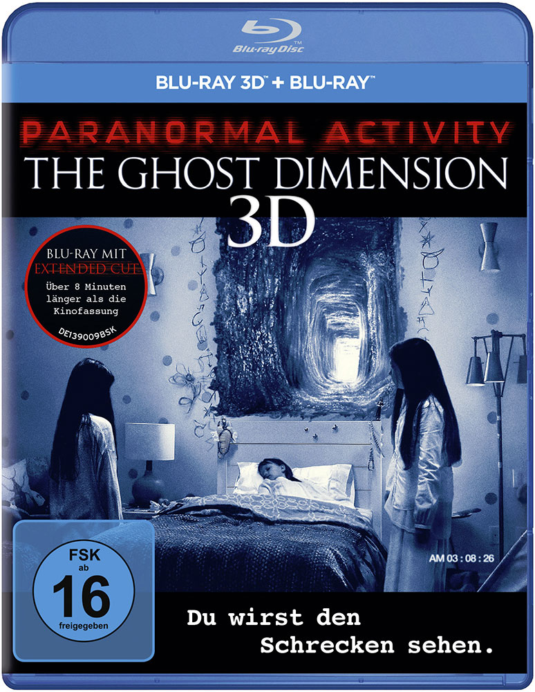 Paranormal Activity 6 - Ghost Dimension (Blu-Ray 3D) (2Discs) - 2D & 3D Version - Kinofassung & Extended Version