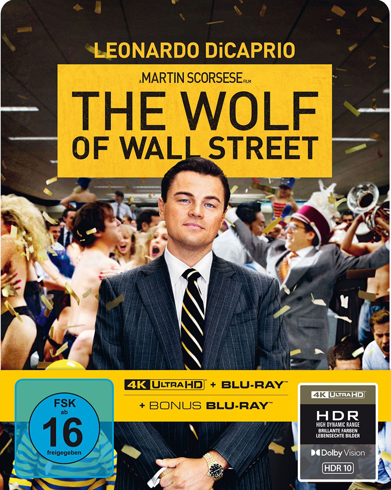 The Wolf Of Wall Street (4K UHD+Blu-Rays) - SteelBook - Limited Edition