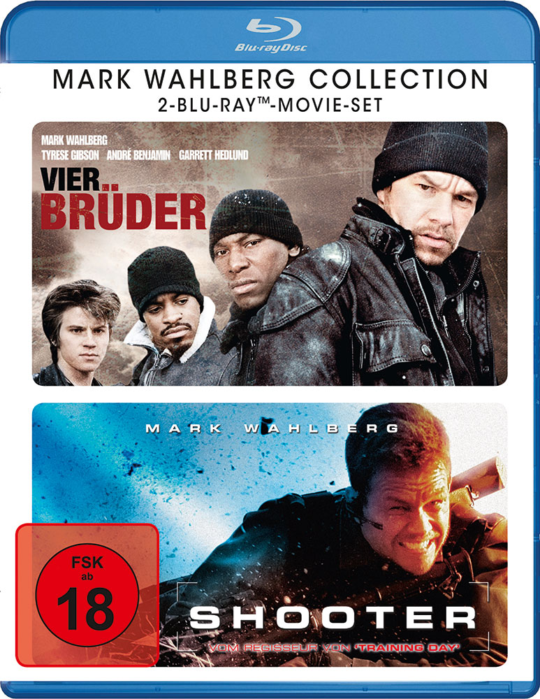 Mark Wahlberg Collection (Blu-Ray) (2Discs) (Vier Brüder & Shooter)
