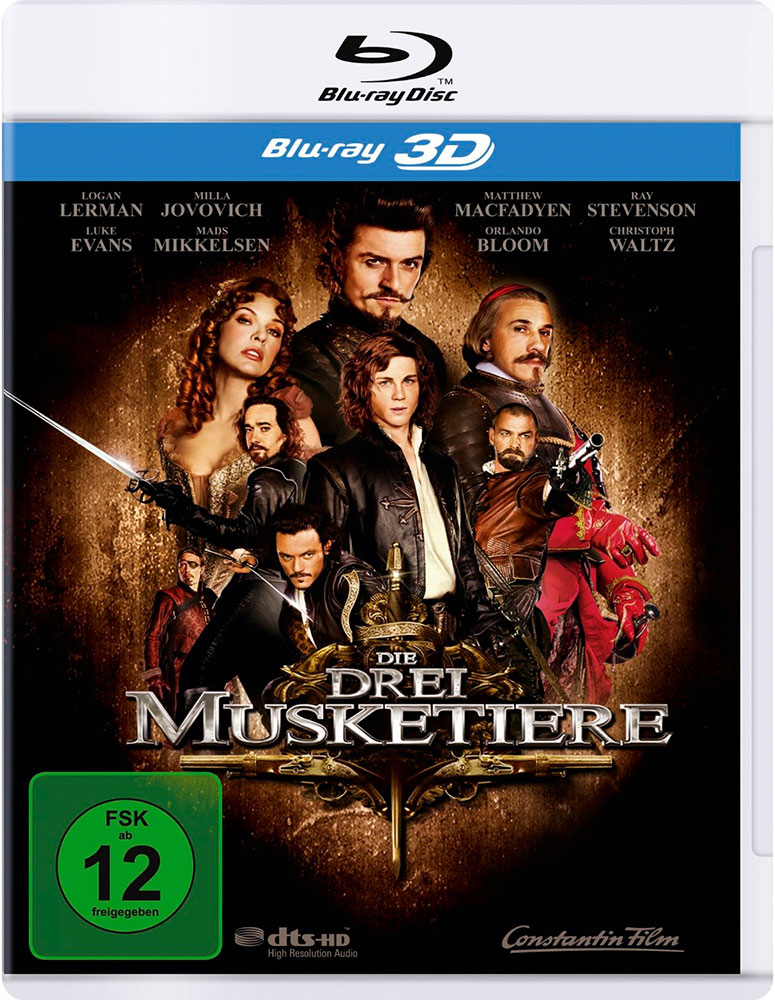 Die drei Musketiere (2011) (Blu-Ray 3D) - 2D & 3D Version